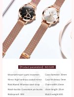 6.5mm Ultra Thin Watches for Women Waterproof,Rose Gold Stainless Steel Ladies Watch,Casual Women Watches with Date,Big Face Female Wristwatches,Japanese Quartz Lady Watches,Gifts for Women - Image 6